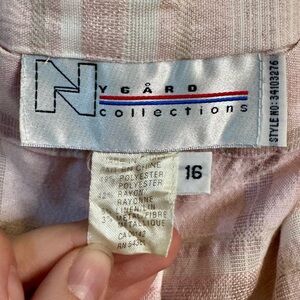 Vintage 90s pink plaid shorts